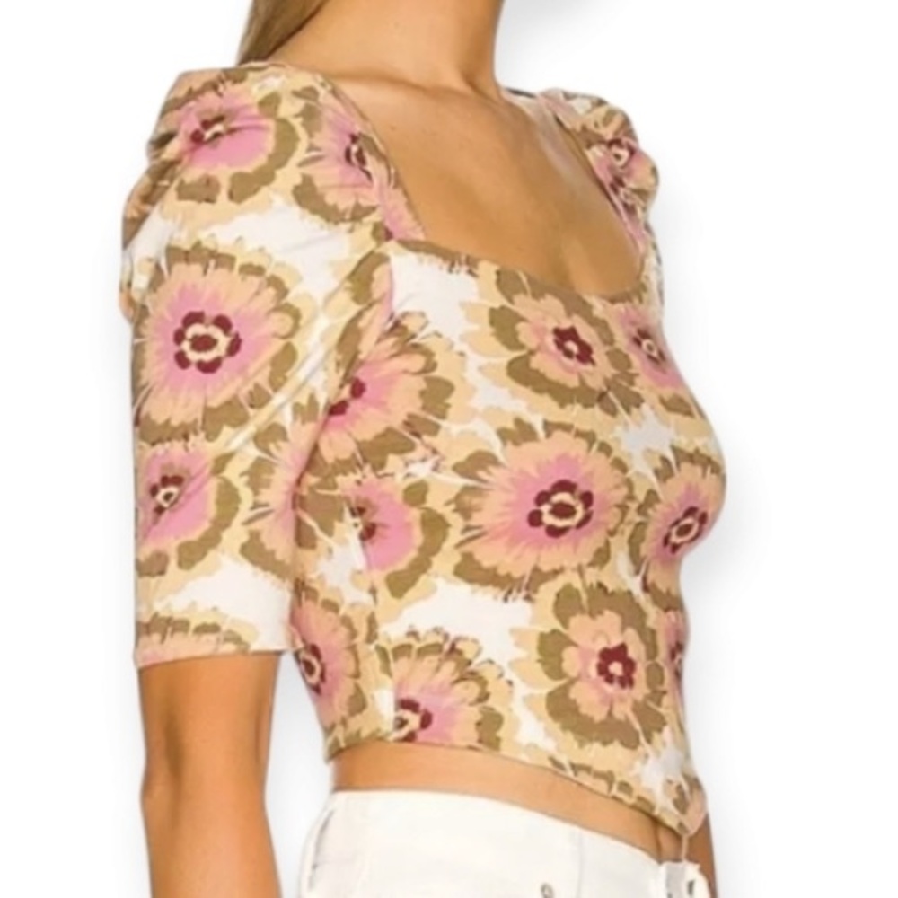 Free People Give Me More Size Small Floral Top